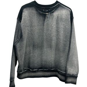 Zara Black and Gray Sweatshirt